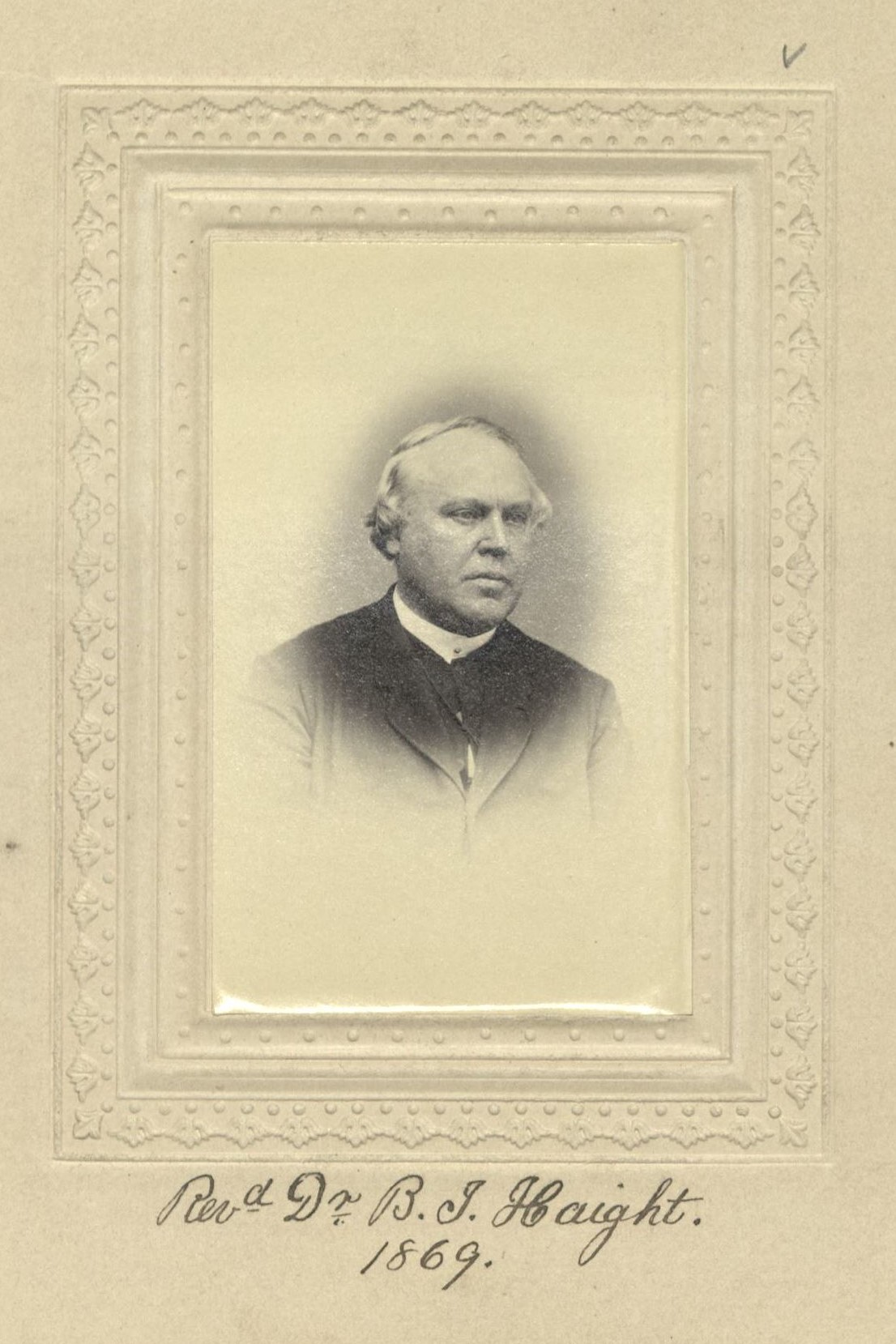 Member portrait of Benjamin I. Haight